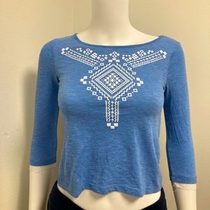 H&M L. O. G. G. BLUE KIDS SHIRT